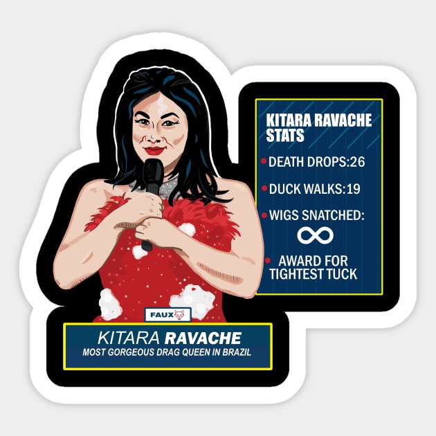 SNL Bowen as Kitara Ravache Sticker by Kittenpants Studios